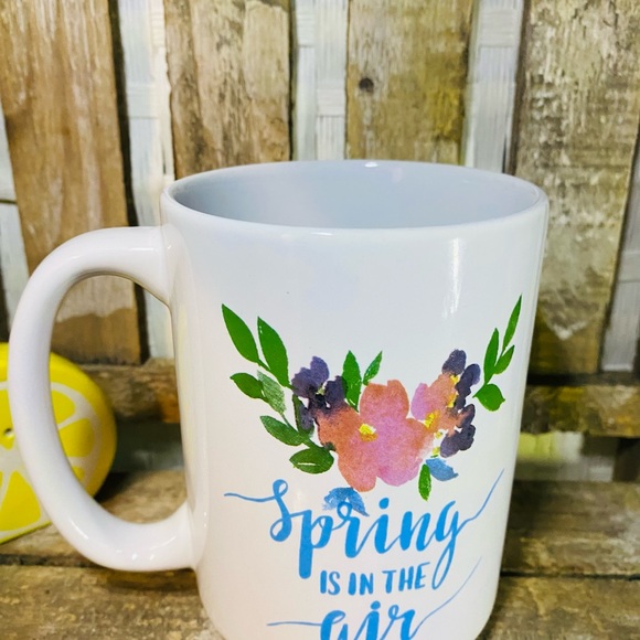 SPRING IS IN THE AIR ceramic mug double sided - Picture 3 of 6
